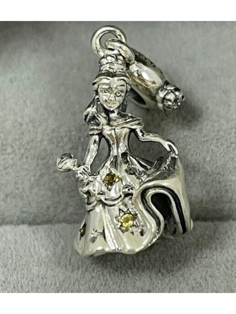 Pandora charm disney beauty and the beast belle